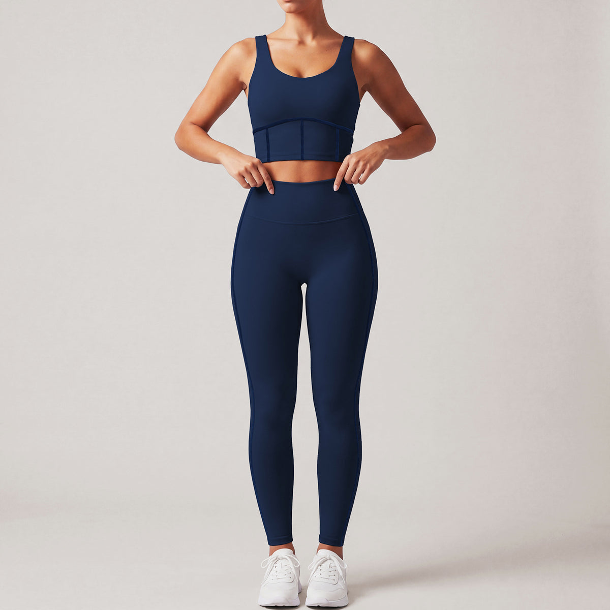 Navy Blue Vest Trousers