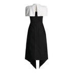 Elegant Vietnam Special Interest Design Detachable Pullover Patchwork Cami Dress Women Summer Slit Dress Women Sailfish