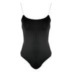 Summer Women Clothing Diamond Chain Slim Top Sexy Low-Cut Sling Bodysuit