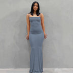 Women Clothing Dress Casual Slim Strap Home Maxi Dress Eping