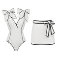 White V-neck Suit