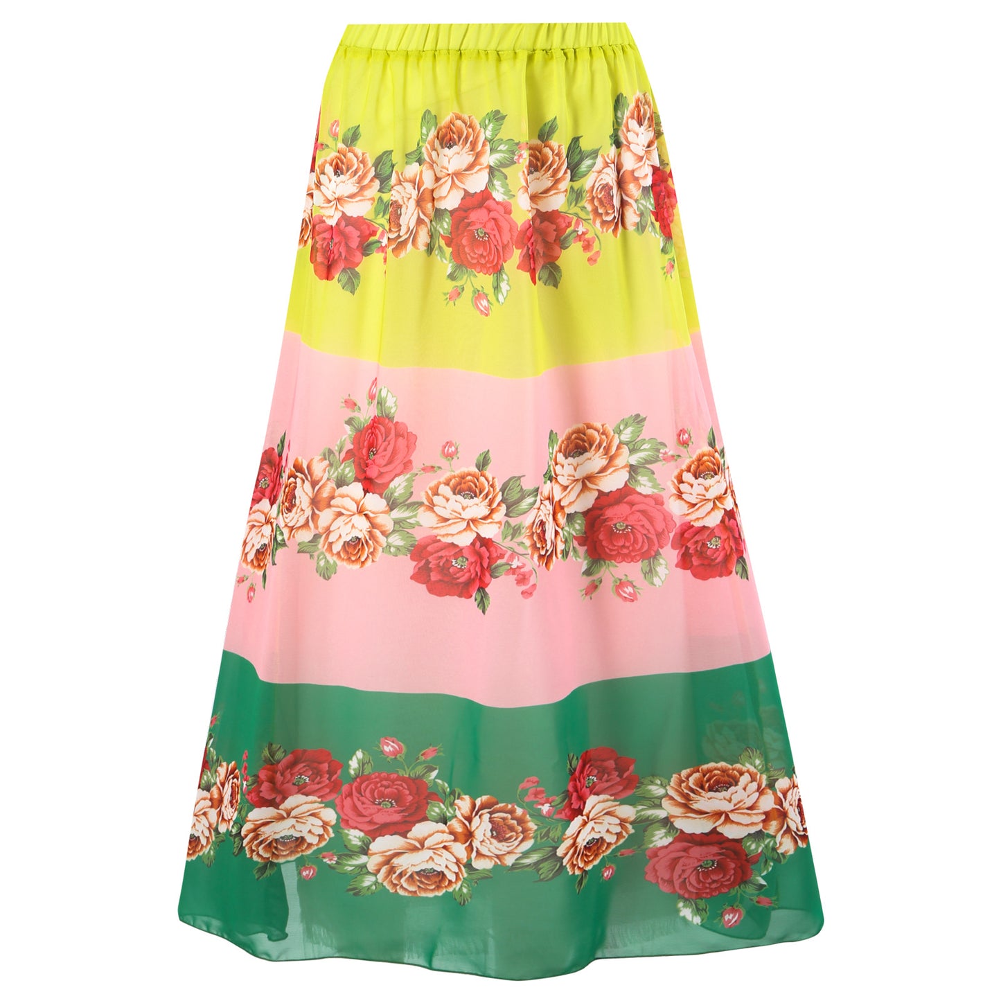 Yellow round Skirt