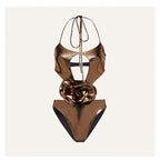 Golden Halter Swimsuit