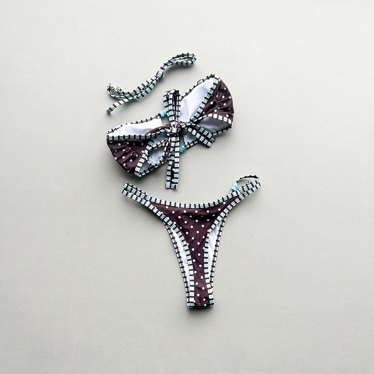 Bikini Sexy Tube Top Bikini Split Women Swimsuit Swimsuit for Women Ellie