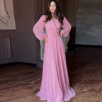 Summer Long Elegant Graceful Stitching Floral Waist Dress Babeloon