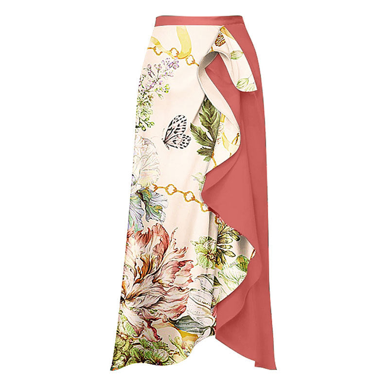 Brown Wrap Skirt
