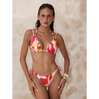 Printed Split Swimsuit Women Bikini Sexy Vacation Beach Spring Swimsuit Alina