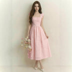 Small Sweet Lady High-Grade Elegant Dress Long Slim Fit Seaside Summer Sexy Cami Dress EverBillion