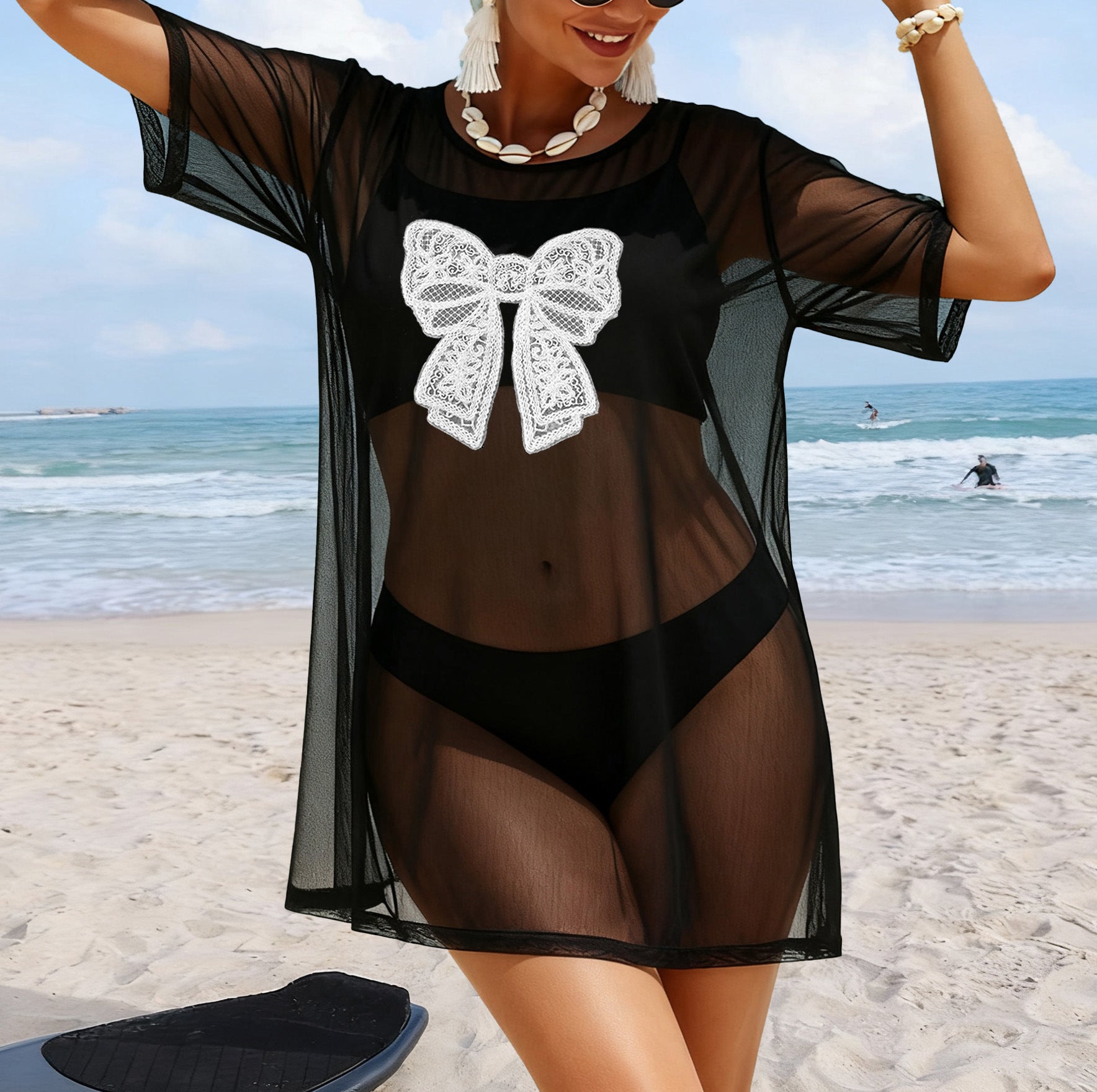 Black Big Bowknot