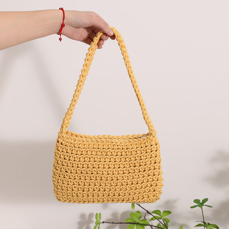 Cotton Thread Shoulder Yellow