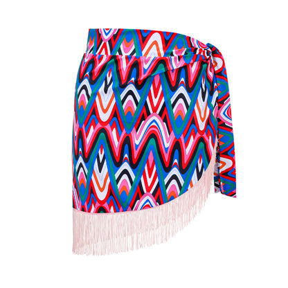 Red Stripe Skirt
