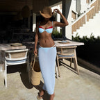 Three Piece Set Bikini Sexy Bikini Swimsuit Swimwear Women Set Ellie