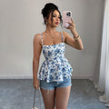White background blue