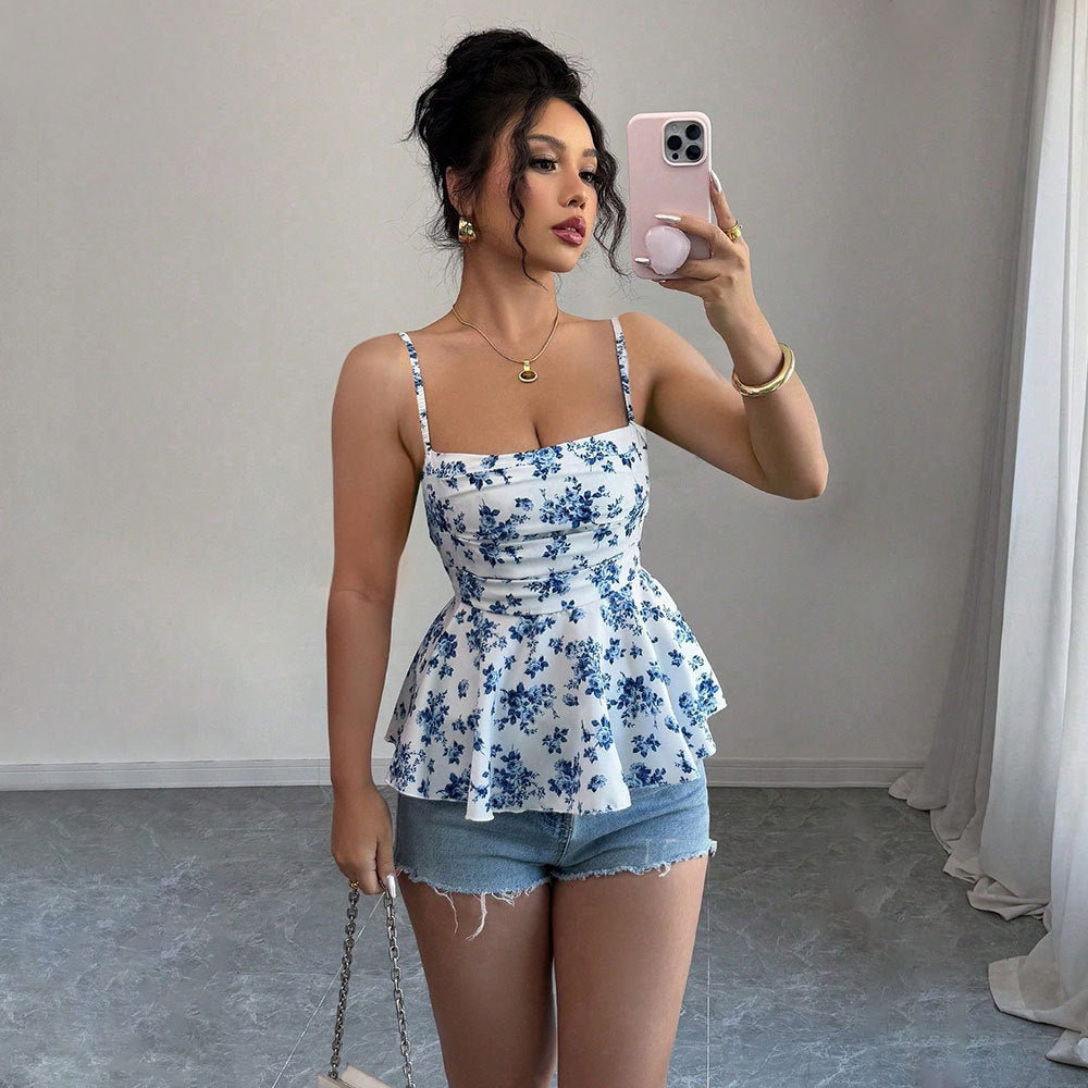 White background blue