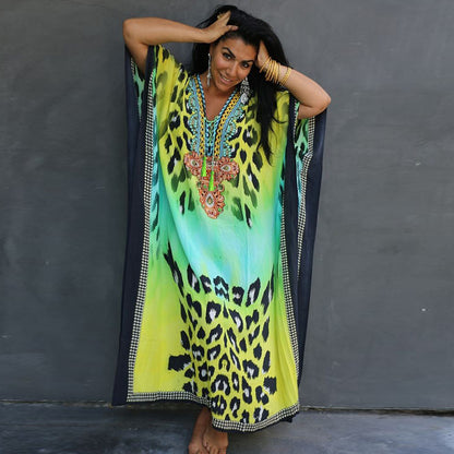 Yellow Green Leopard