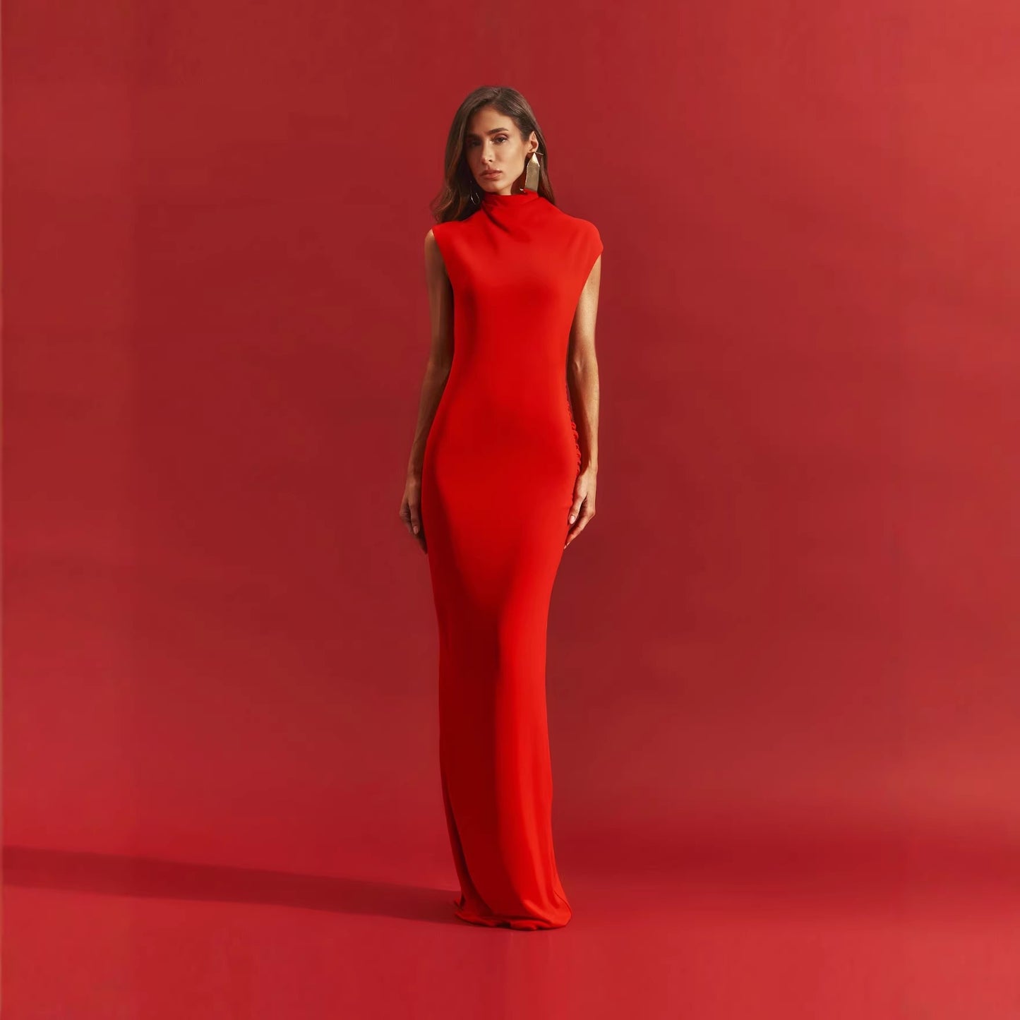 Dress Slim Fit Maxi Dress Wedding Cocktail Annual Meeting Hosting Ceremony Dress High End Vietnamese Niche Sight