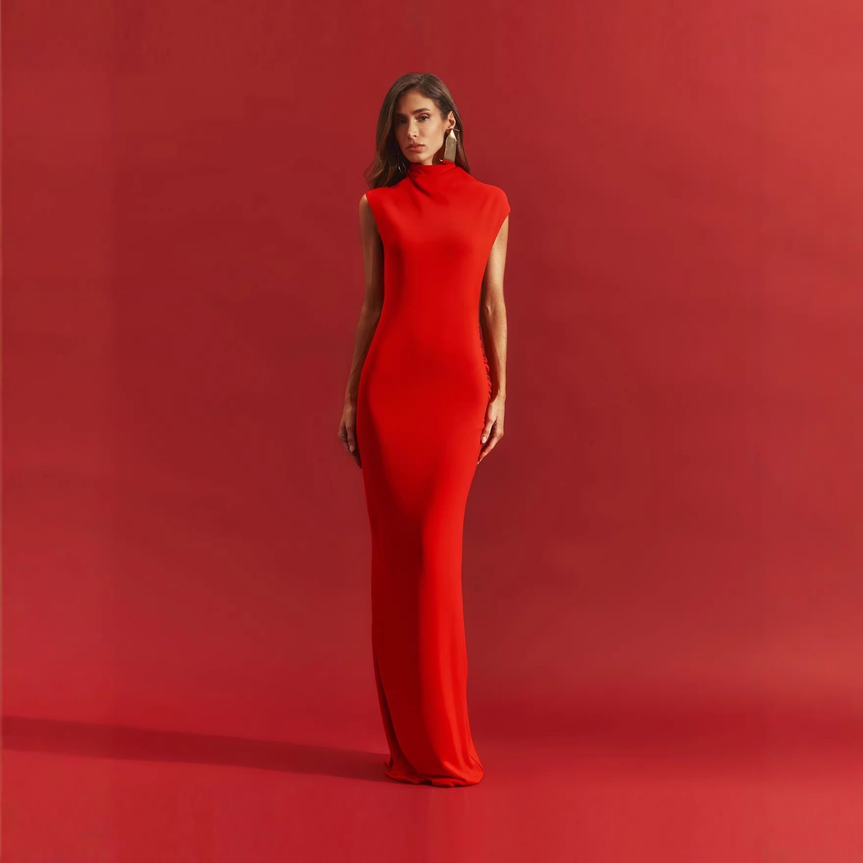 Dress Slim Fit Maxi Dress Wedding Cocktail Annual Meeting Hosting Ceremony Dress High End Vietnamese Niche Sight