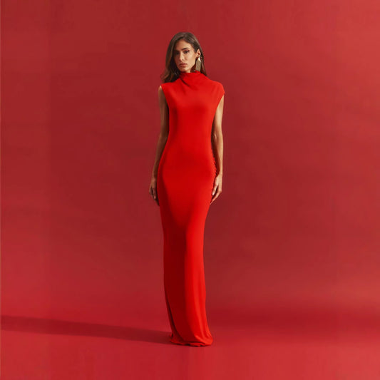 Dress Slim Fit Maxi Dress Wedding Cocktail Annual Meeting Hosting Ceremony Dress High End Vietnamese Niche Sight