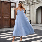 Women Summer Vacation Denim Dress FentyWild