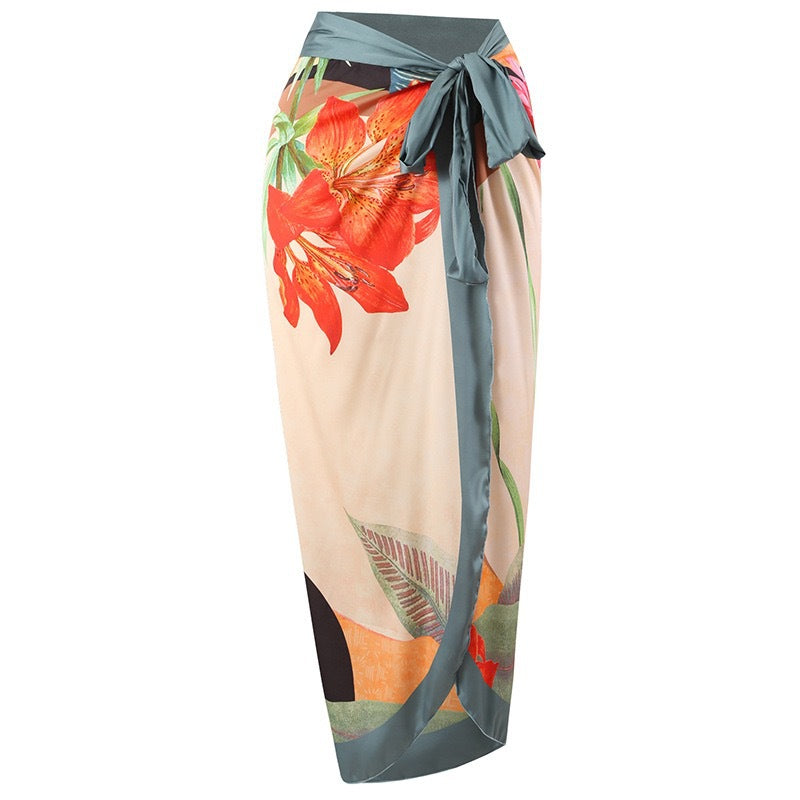 Flesh Colored Hip Skirt