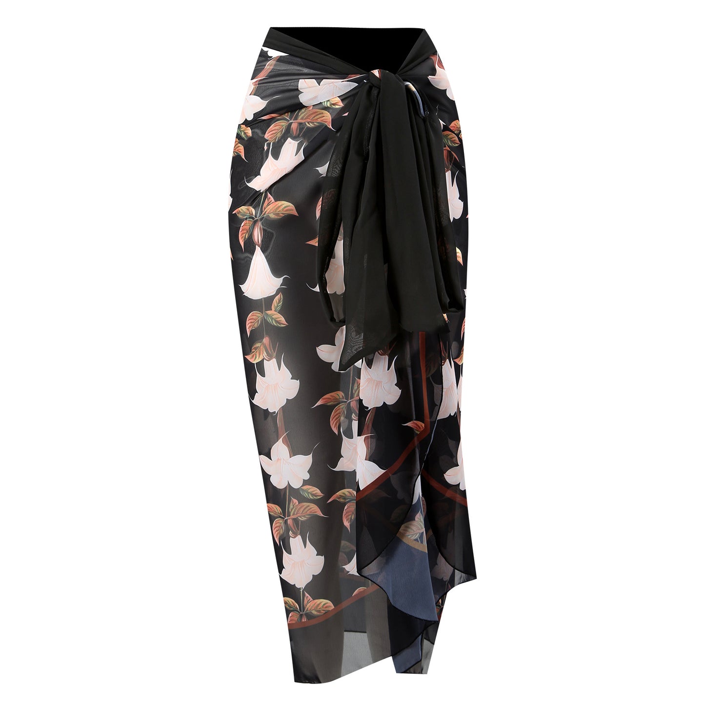 Black Wrap Skirt