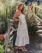 Women Clothing Summer Holiday Floral Strap Dress XINXI