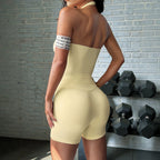 Women Clothing Summer Sexy Yoga Vest Short Pants Set Zoyun