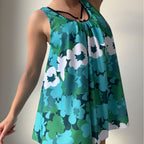 Maillot de bain deux pièces imprimé floral pour femme