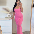 Summer Women Clothing Sexy Slim Fit Drape Sunken Stripe Strap Dress George