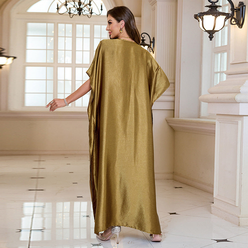 Vacation Beach Coat Dress Loose Maxi Dress Seaside Swimwear Outerwear Cover up Sun Protection Shirt EvenStar