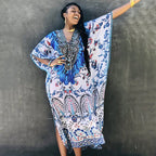 Rope Positioning Maxi Dress Loose Robe Seaside Vacation Beach Dress Bikini Swimsuit Blouse Women EvenStar