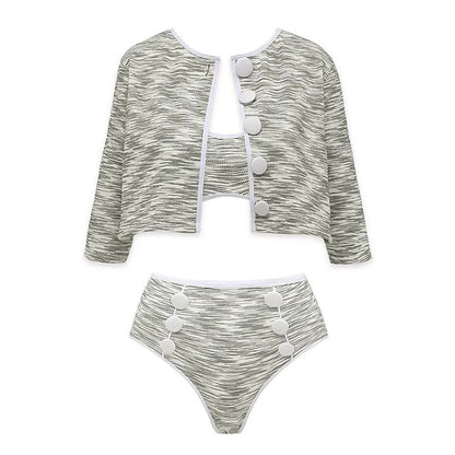 Gray Split Suit