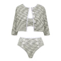 Gray Split Suit