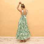 Summer Bohemian Vacation Beach Dress Loose Strap Dress JoyMer