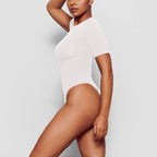 Summer Women Clothing Casual Half-Sleeve Base Top Tight Sexy Bodysuit George