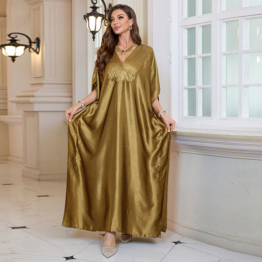 Vacation Beach Coat Dress Loose Maxi Dress Seaside Swimwear Outerwear Cover up Sun Protection Shirt EvenStar