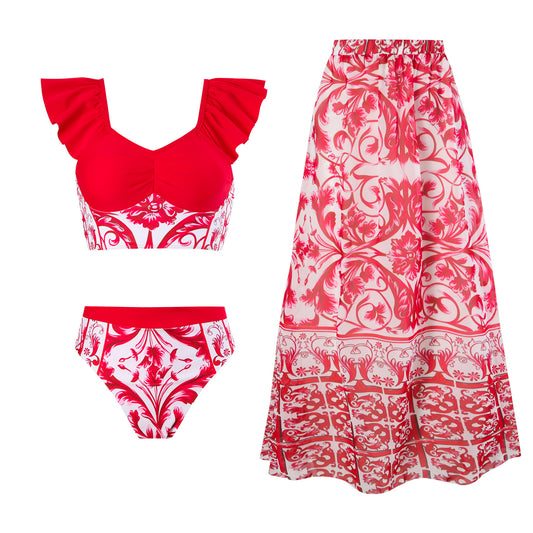 Traje de baño de bikini estampado Traje de baño sexy Bikini sexy Mujeres