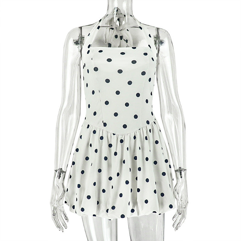 White Polka Dot