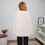 Fashionable Lamb Wool Thickened Coat Women Winter Mid Length Trendy Double Bag Baggy Coat Rogan