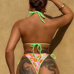 Women Sexy Triangle Bag Swimsuit Split Swimsuit DOUBLEOUT