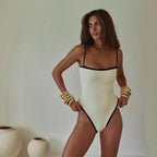 One Piece Swimsuit Women Bikini Stitching Swimsuit Bikini Ellie