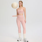 Cloud Sense Yoga Bra Women Summer U Shaped Beauty Back Quick Drying High Elastic Running Exercise Underwear Breathable Workout Bra YUERD