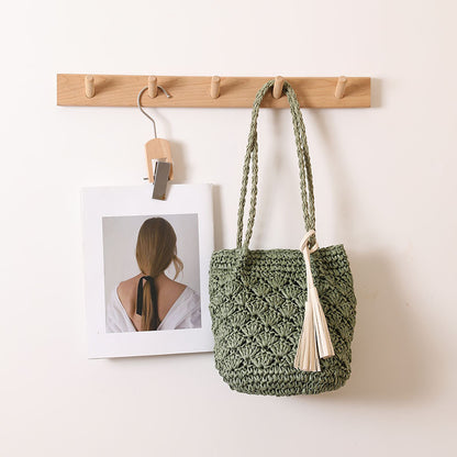 Small Fan Tassel Green