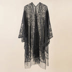 Lace Large Shawl Leaky Lace Cardigan Sun Protection Clothing Beach Cover Up Sun Protection Shawl SallyCover