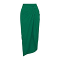 Green Wrap Skirt