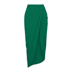 Green Wrap Skirt