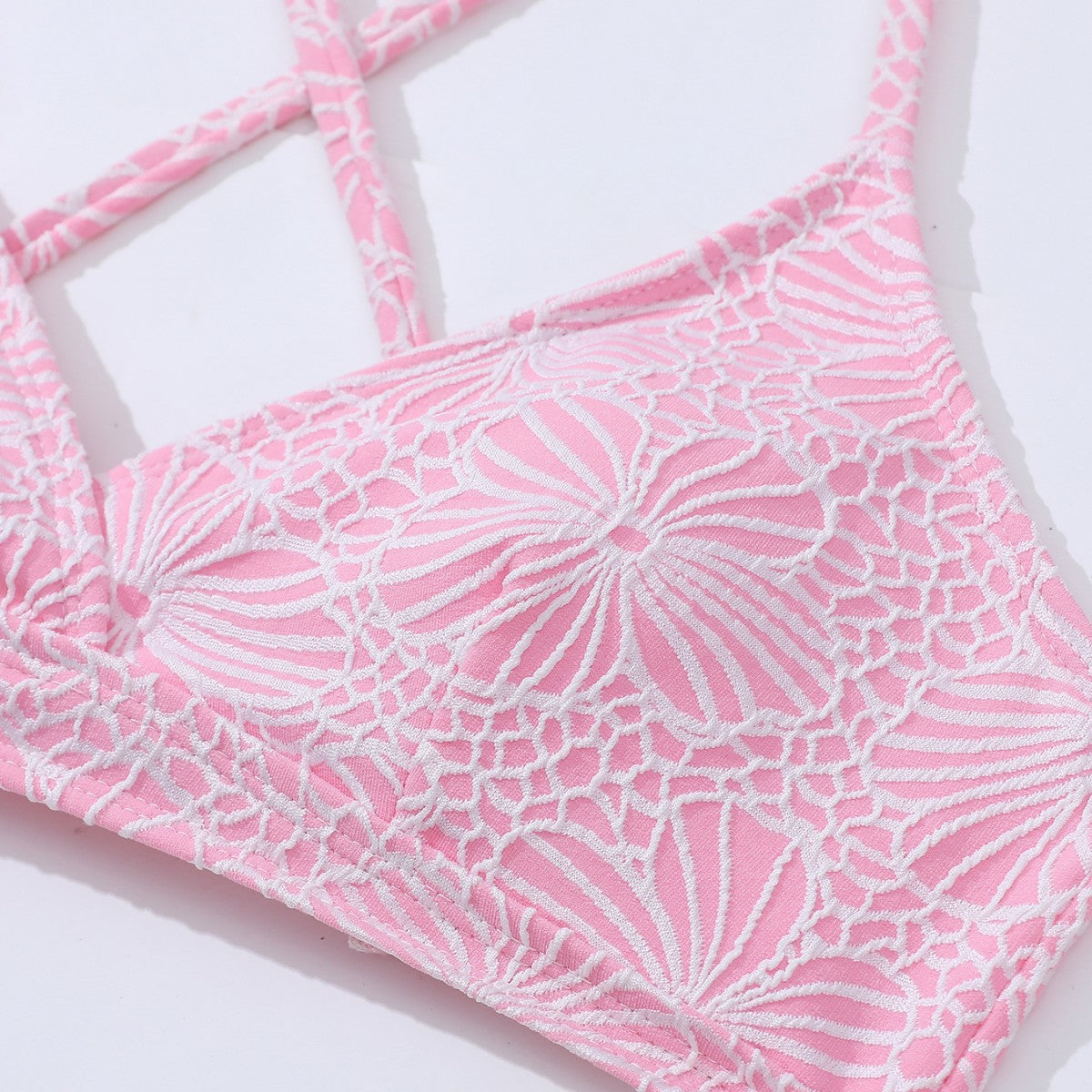 Women Vacation Lace up Sexy Bikini Swimsuit CSC