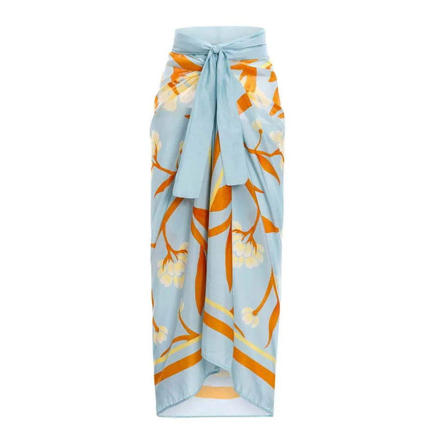Multicolor Gauze Skirt