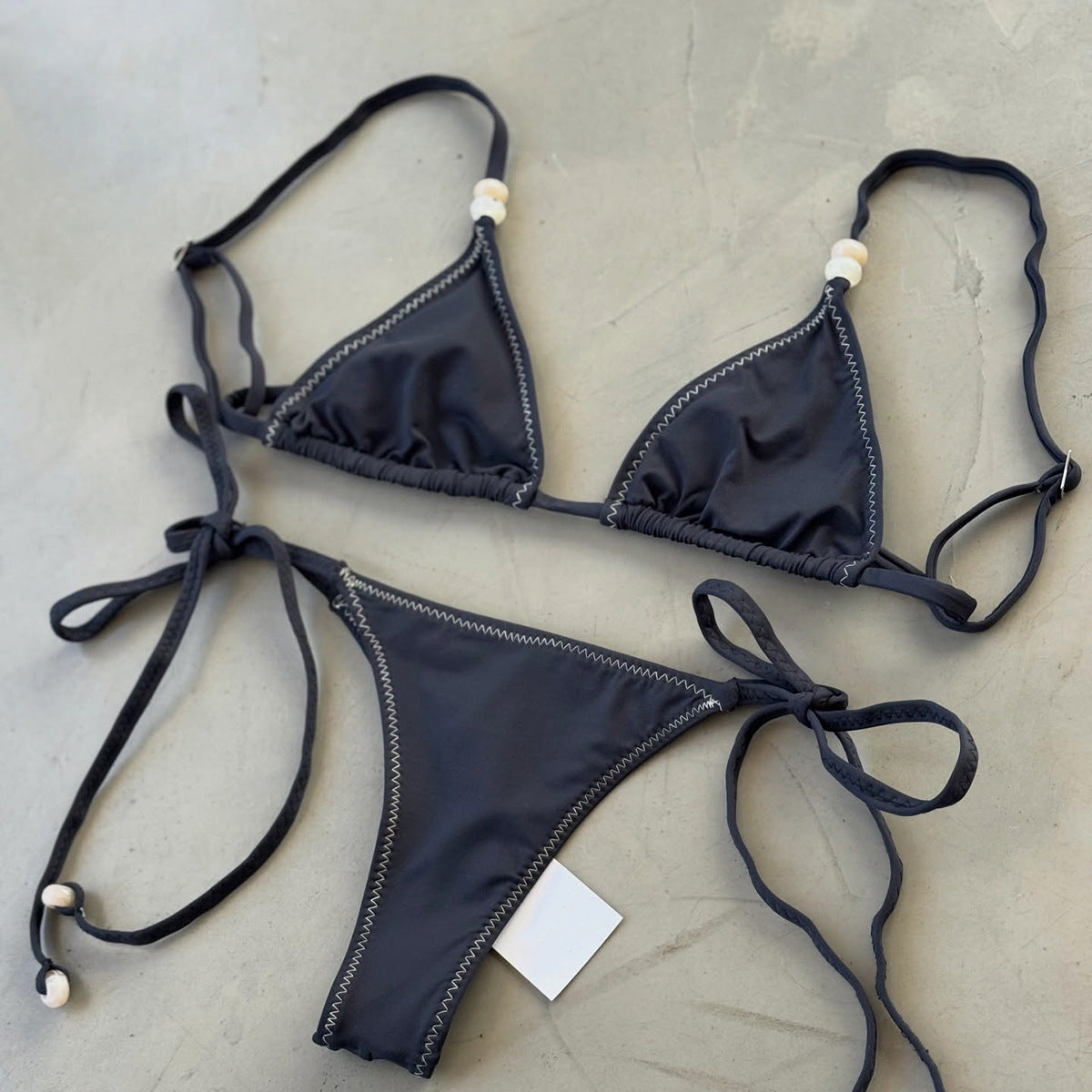 Bikini Sexy Solid Color Bikini Split Women Swimsuit for Women Ellie