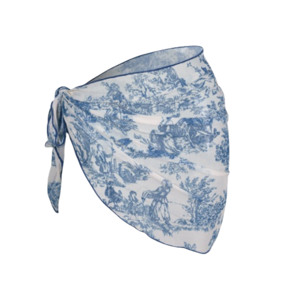 Blue Gauze Skirt